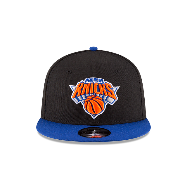 New York Knicks NBA New Era Men's Black/Royal Blue 9Fifty Two Tone Snapback