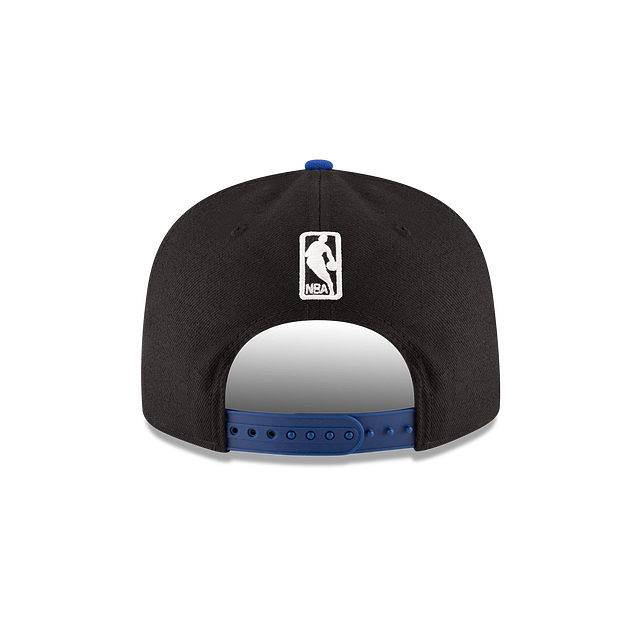 New York Knicks NBA New Era Men's Black/Royal Blue 9Fifty Two Tone Snapback