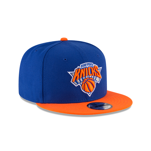 New York Knicks NBA New Era Men's Royal Blue/Orange 9Fifty Two Tone Snapback