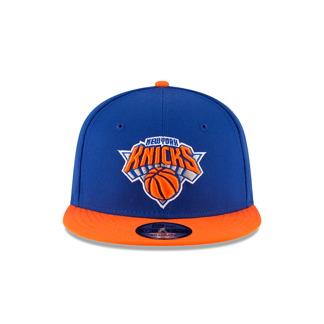 New York Knicks NBA New Era Men's Royal Blue/Orange 9Fifty Two Tone Snapback