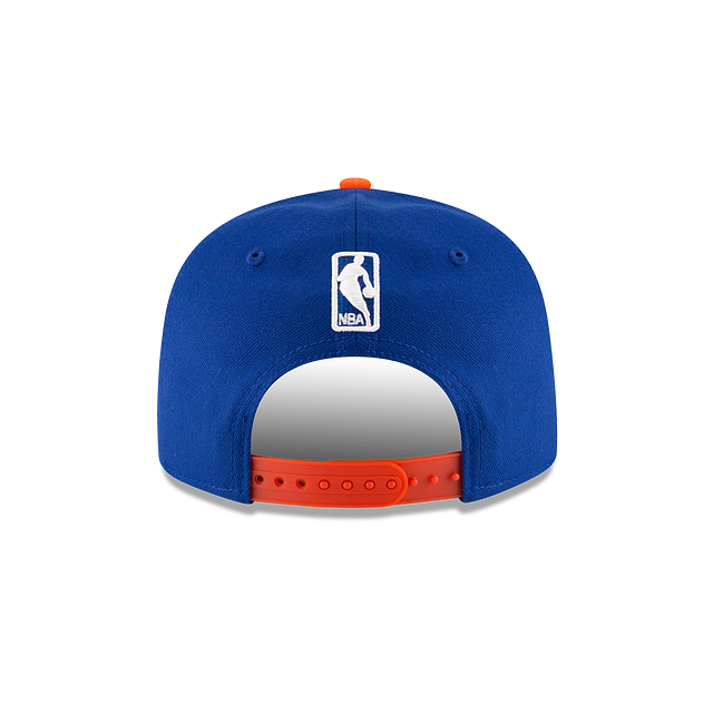 New York Knicks NBA New Era pour hommes bleu royal/orange 9Fifty Two Tone Snapback