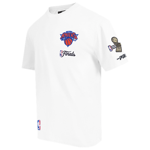 New York Knicks NBA Pro Standard Men's White 2026 Championship Drop Shoulder T-Shirt