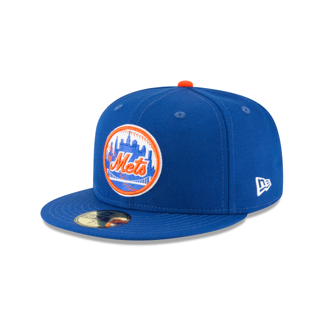 Casquette ajustée en laine Cooperstown 1962 Royal 59Fifty MLB New Era pour homme des Mets de New York 