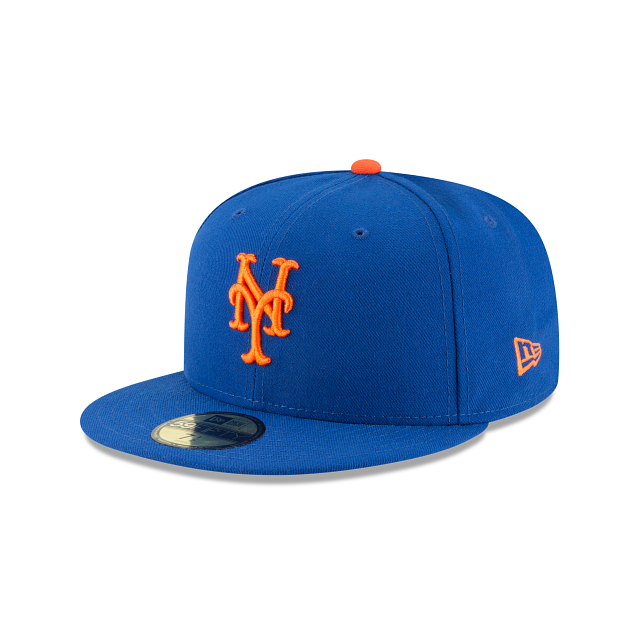 Casquette ajustée sur le terrain des Mets de New York MLB New Era Royal 59Fifty pour hommes 