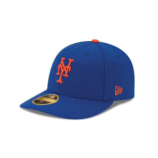 New York Mets MLB New Era Men's Royal 59Fifty Low Profile Authentic Collection On Field Hat