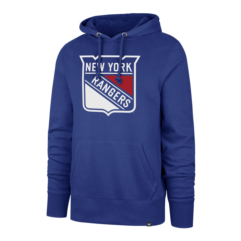 New York Rangers NHL 47 Brand Men's Royal Imprint Headline Pull à capuche