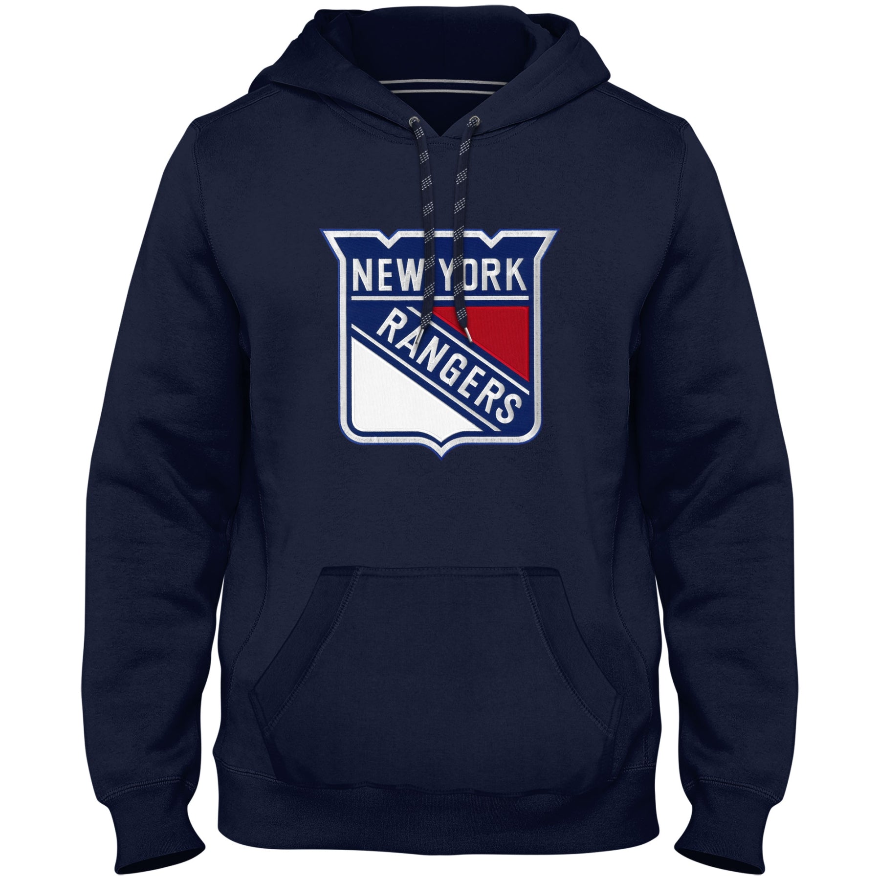 New York Rangers NHL Bulletin Men's Navy Express Twill Logo Hoodie