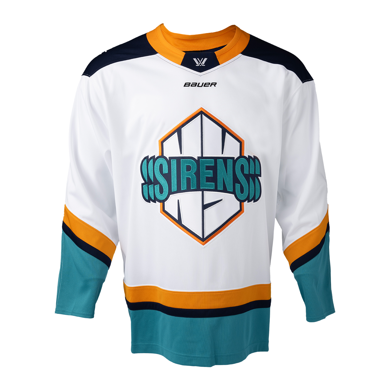 New York Sirens PWHL Bauer Unisex White 2025 Replica Away Jersey