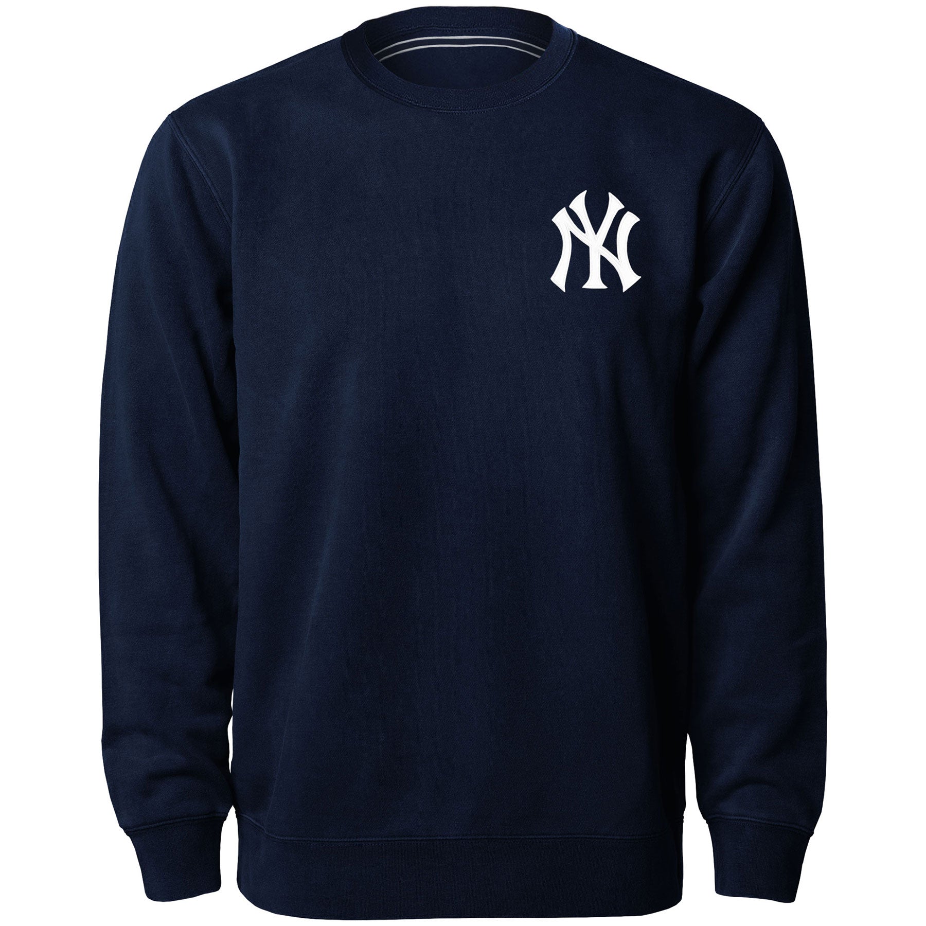 New York Yankees MLB Bulletin Pull bleu marine en sergé avec appliques pour homme