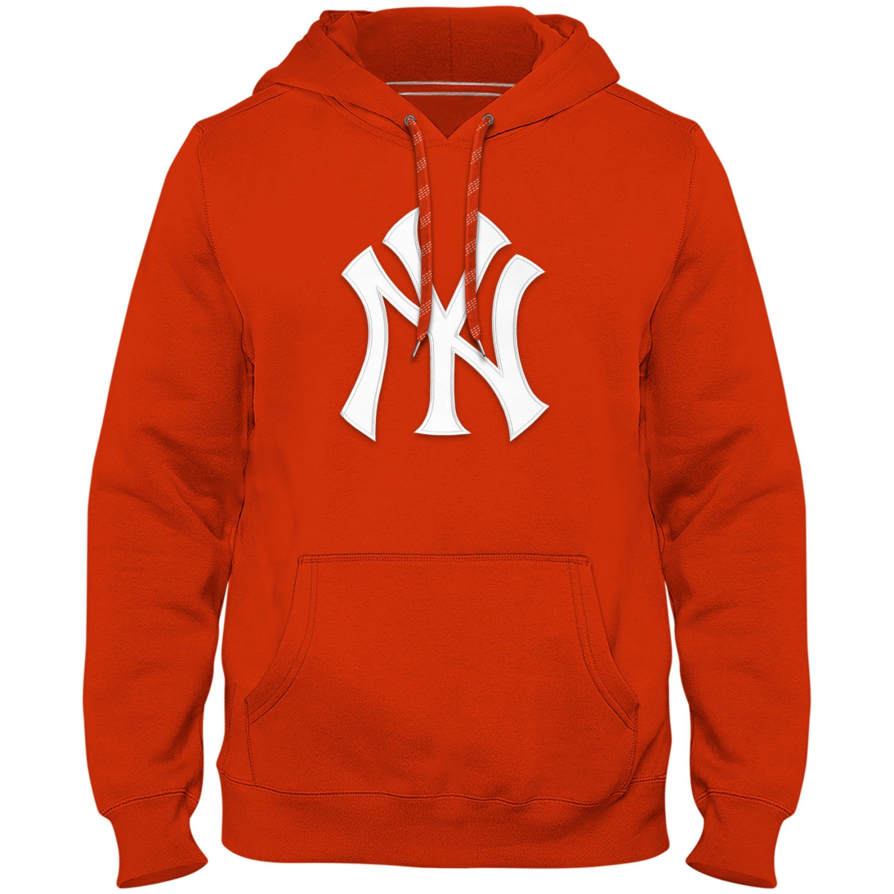 New York Yankees MLB Bulletin Sweat à capuche orange avec logo en sergé Express pour hommes