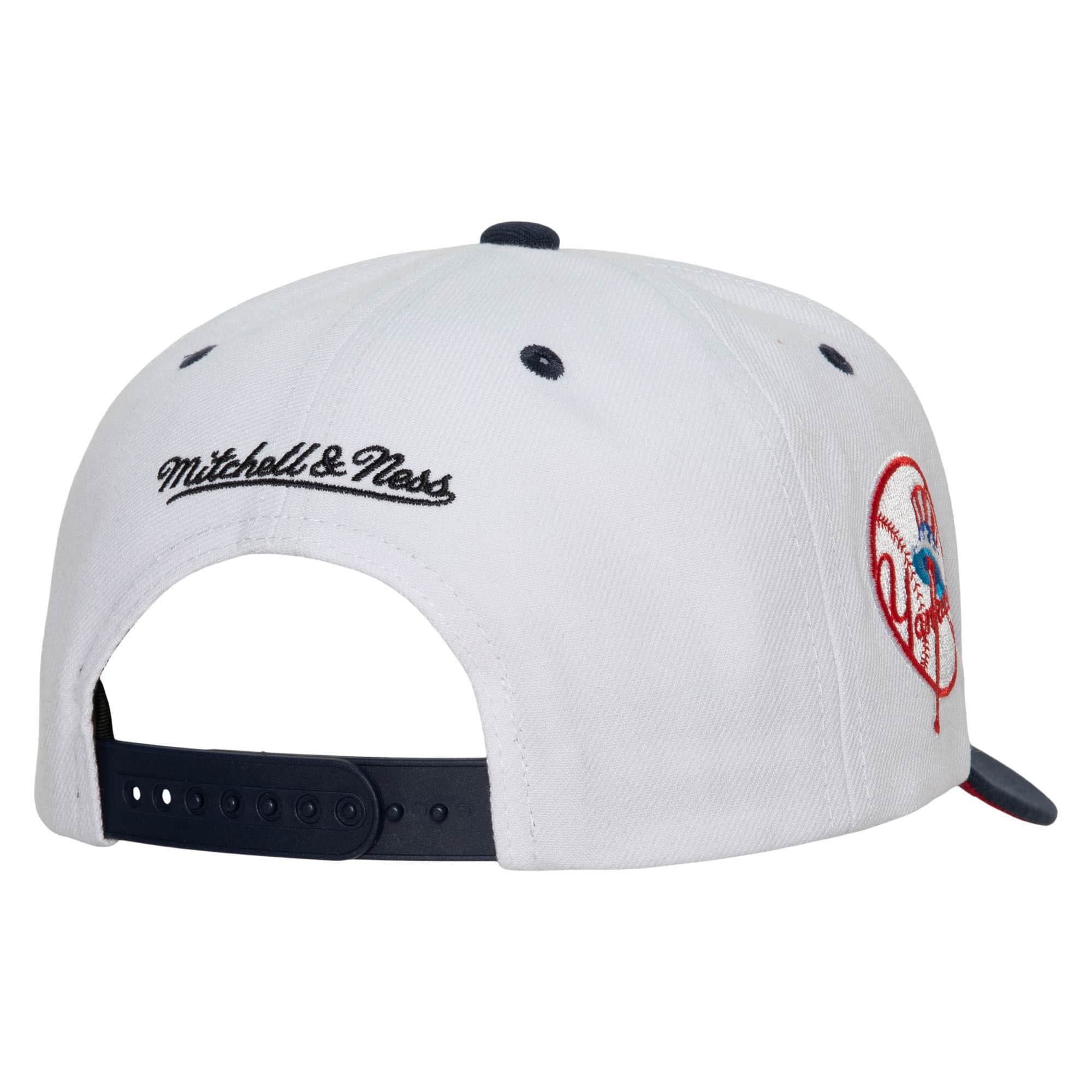 New York Yankees MLB Mitchell & Ness Mens White Cooperstown Evergreen Snapback