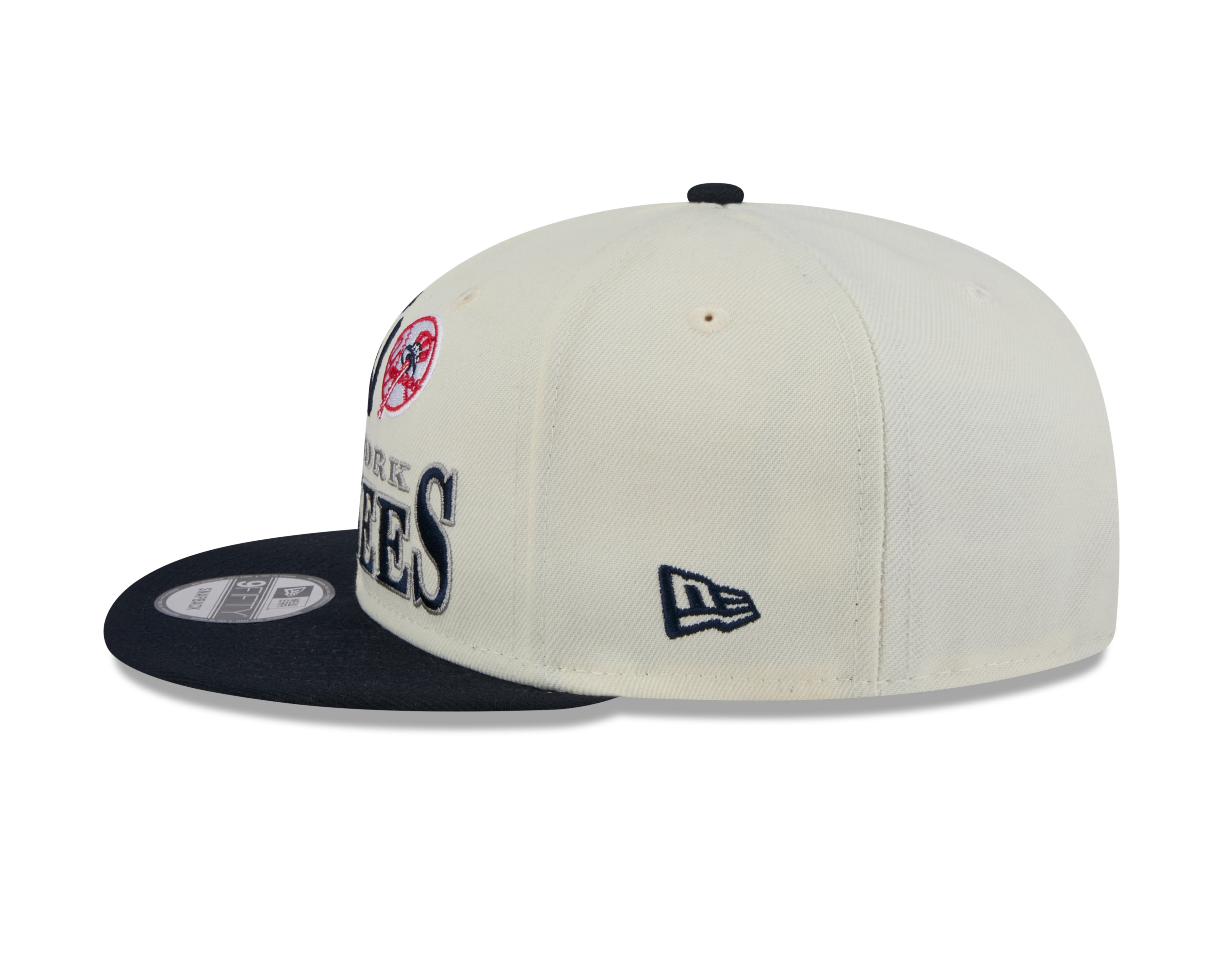 New York Yankees MLB New Era Men's Cream/Navy 9Fifty Two Tone Archive Snapback