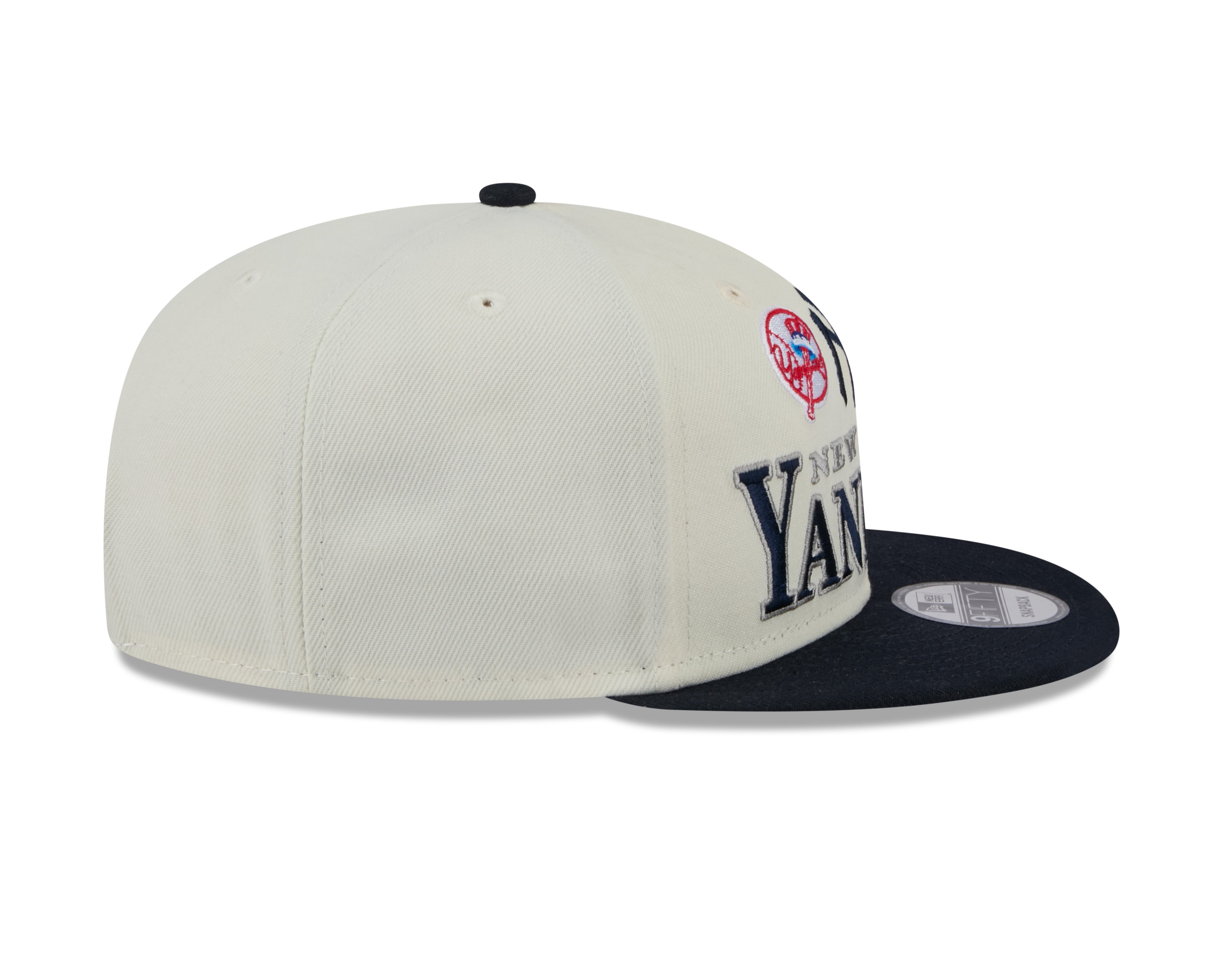 New York Yankees MLB New Era Men's Cream/Navy 9Fifty Two Tone Archive Snapback