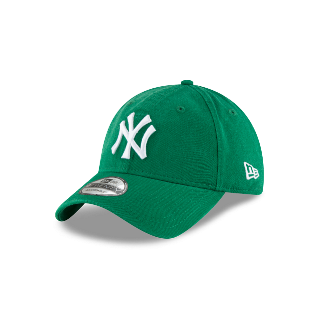 New York Yankees MLB New Era Casquette réglable classique vert Kelly 9Twenty pour hommes