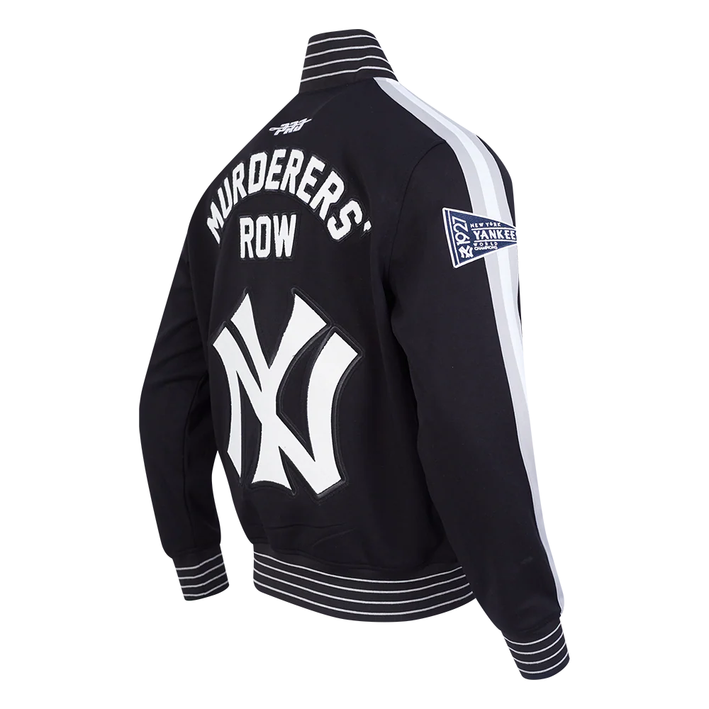 Veste en maille double noire Cooperstown pour homme des Yankees de New York (MLB Pro Standard)