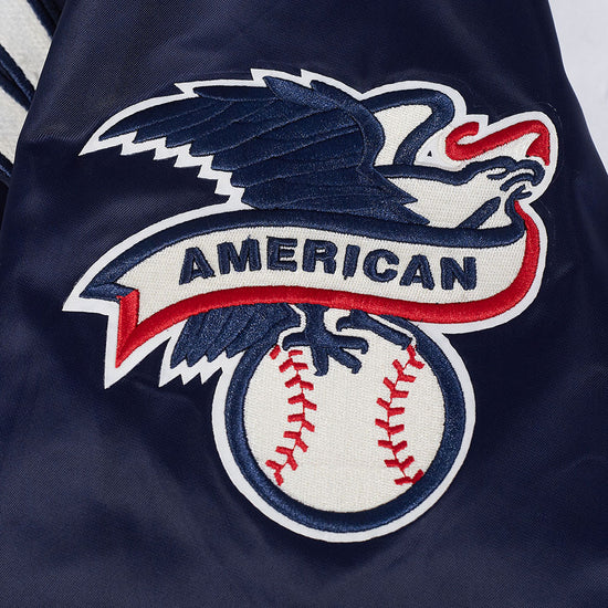 Veste en satin bleu marine Modern Originals pour homme, modèle Pro Standard de la MLB des Yankees de New York