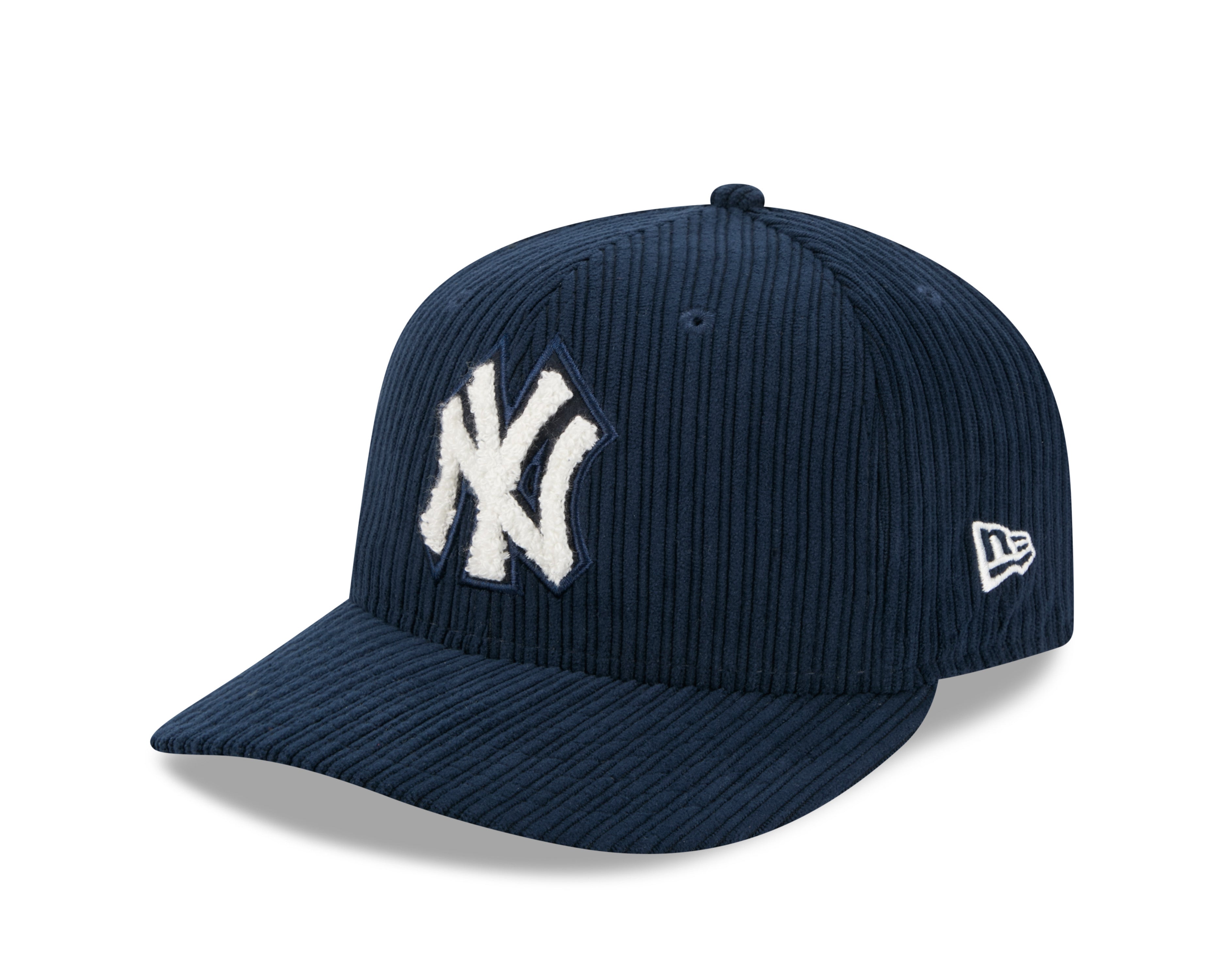 New York Yankees MLB New Era Men's Navy 59Fifty Chenille Pop Fitted Hat