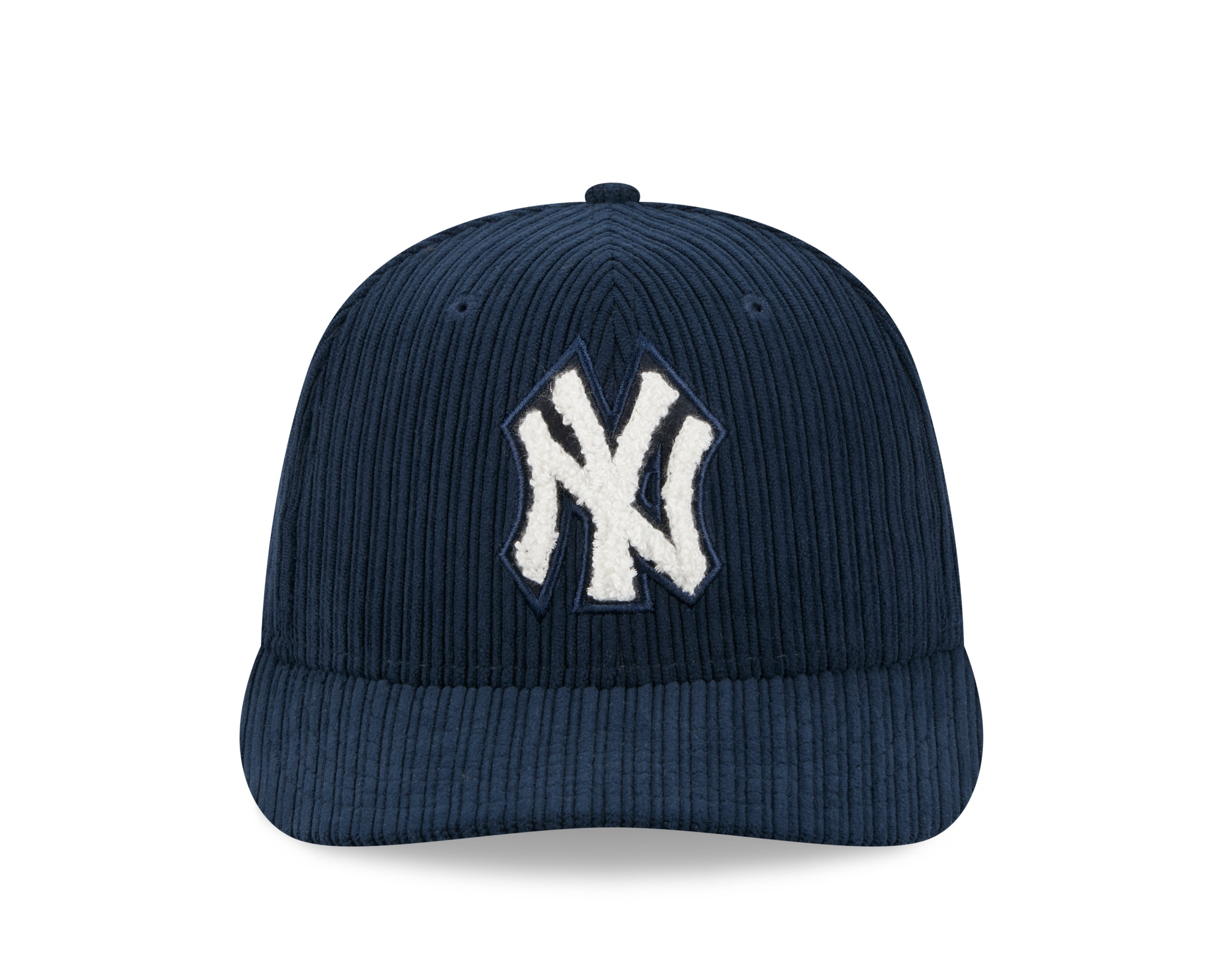 New York Yankees MLB New Era Men's Navy 59Fifty Chenille Pop Fitted Hat