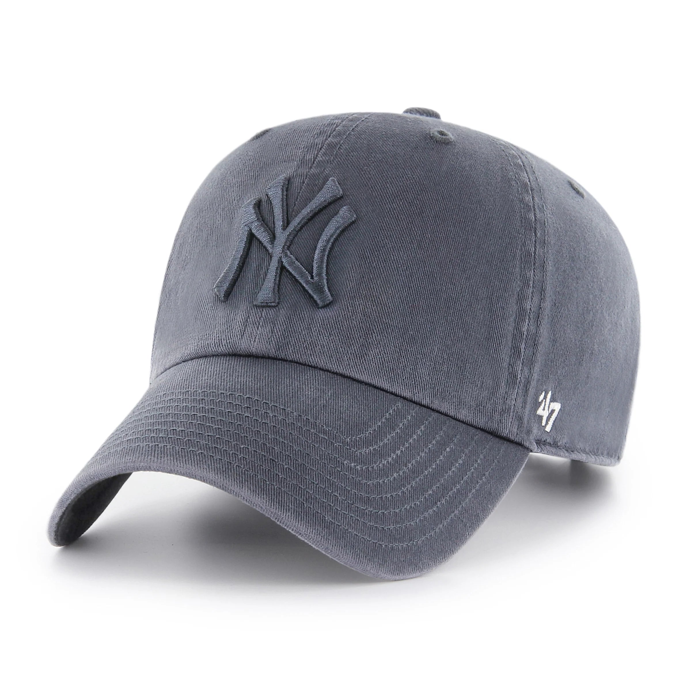 New York Yankees MLB 47 Brand Casquette ajustable bleu marine vintage Clean Up pour hommes