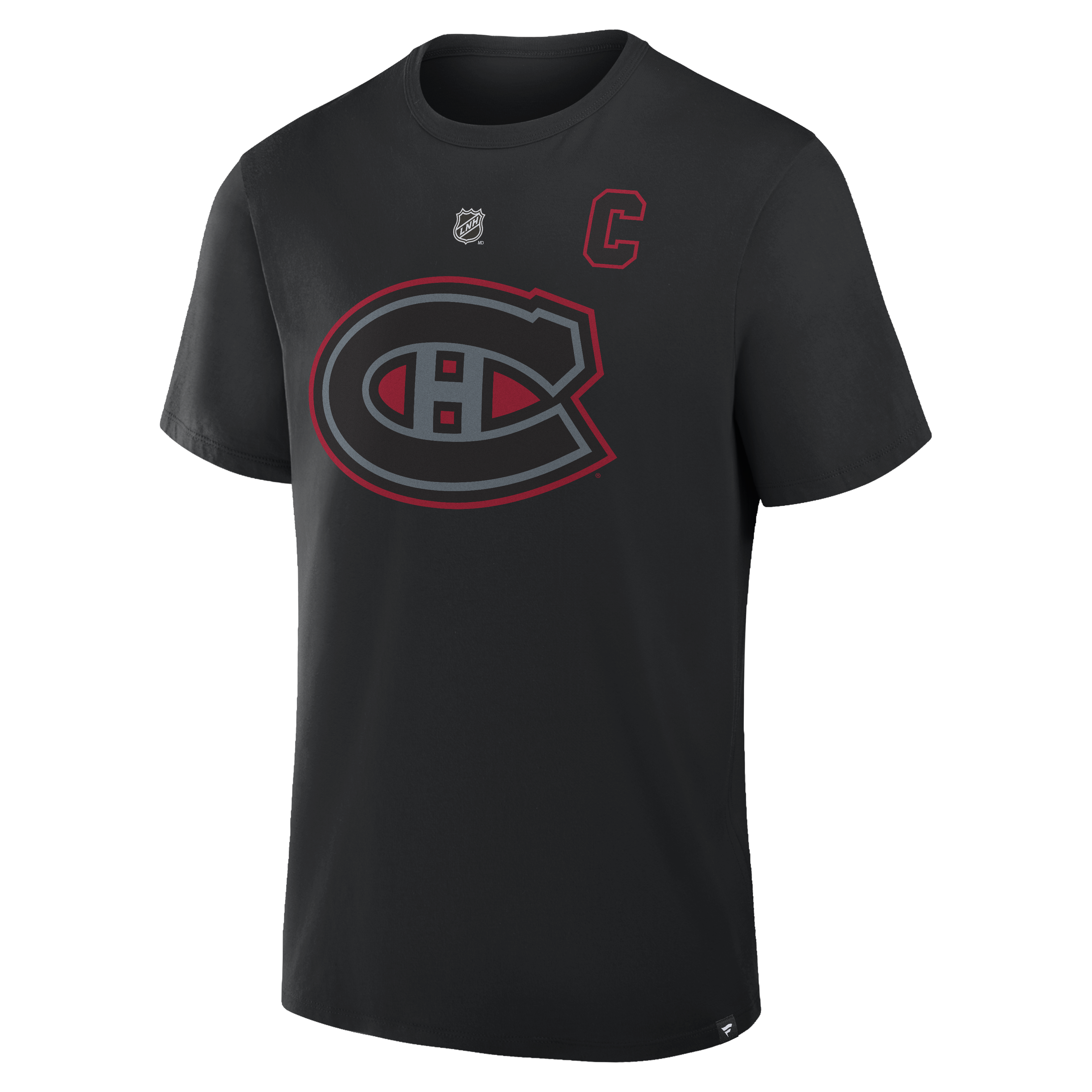 Nick Suzuki Montreal Canadiens NHL Fanatics Branded Men's Black Authentic T-Shirt