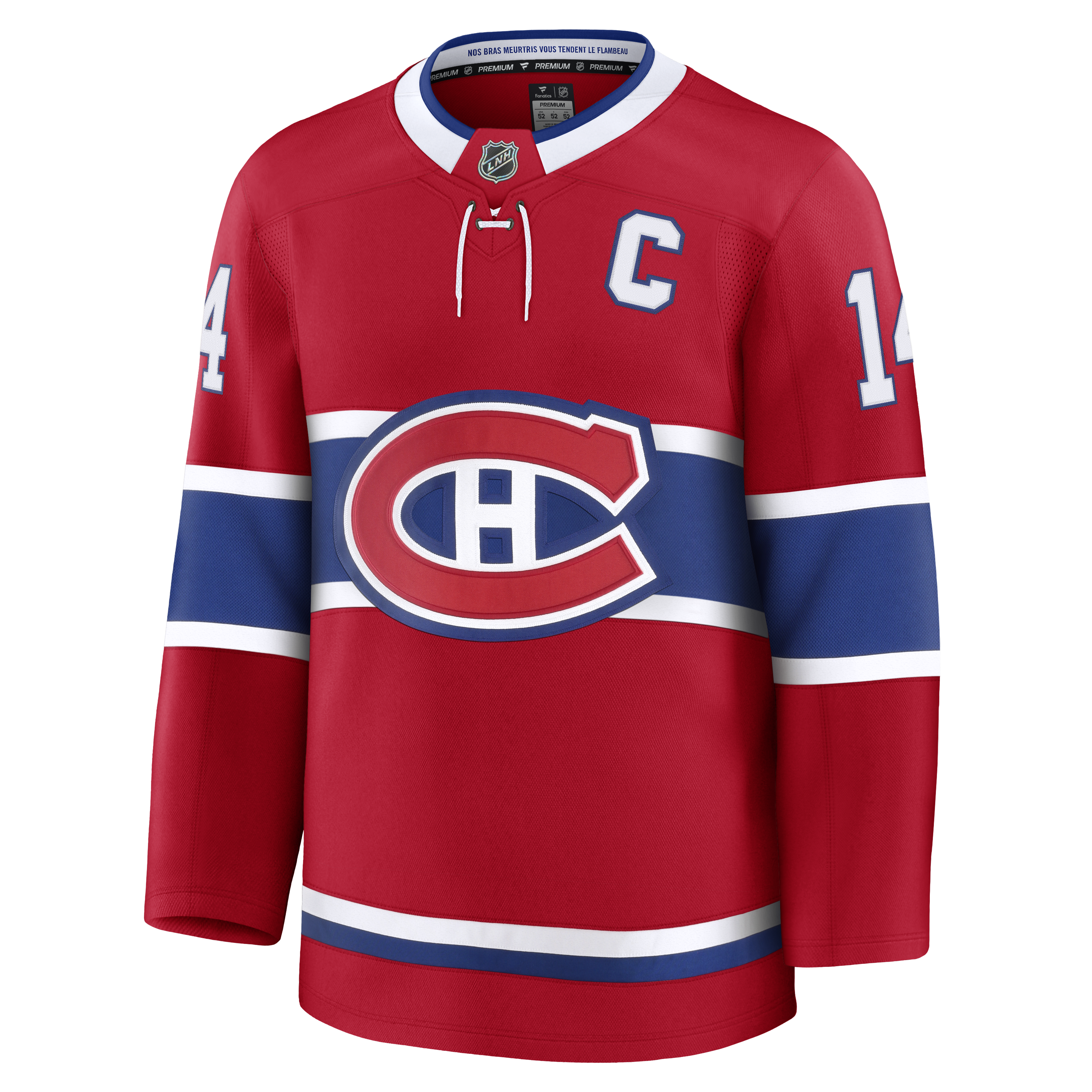 Nick Suzuki Canadiens de Montréal NHL Fanatics Branded Maillot premium rouge pour hommes