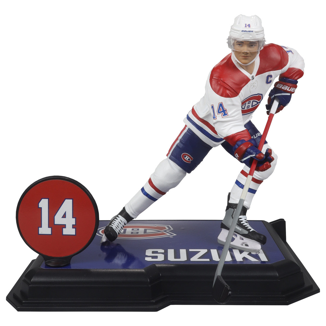 Nick Suzuki Montreal Canadiens NHL McFarlane Toys Away Uniform Legacy Series 7" Action Figure