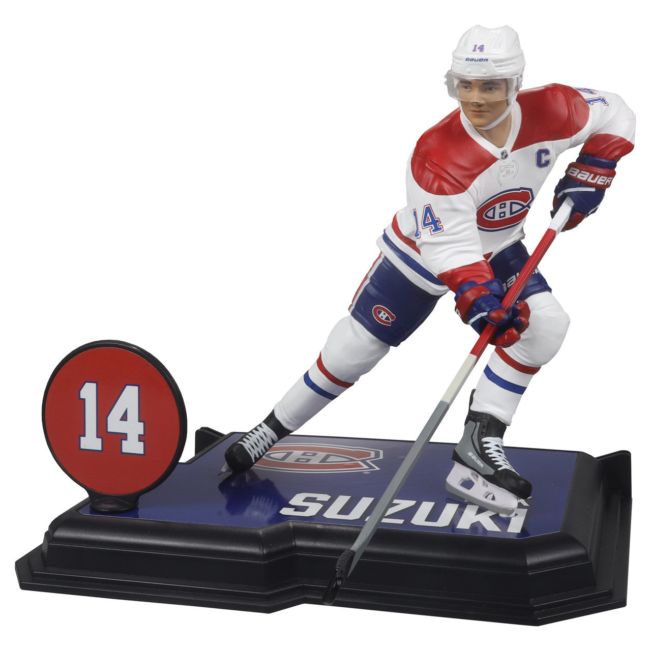 Nick Suzuki Montreal Canadiens NHL McFarlane Toys Away Uniform Legacy Series 7" Action Figure