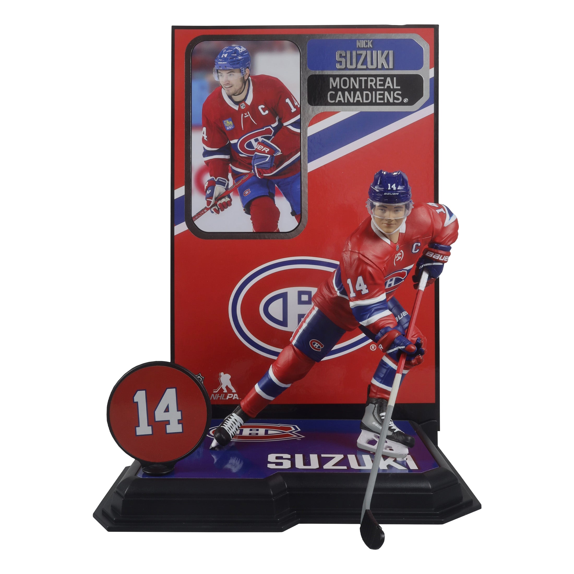 Nick Suzuki Montreal Canadiens NHL McFarlane Toys Home Uniform Legacy Series 7" Action Figure