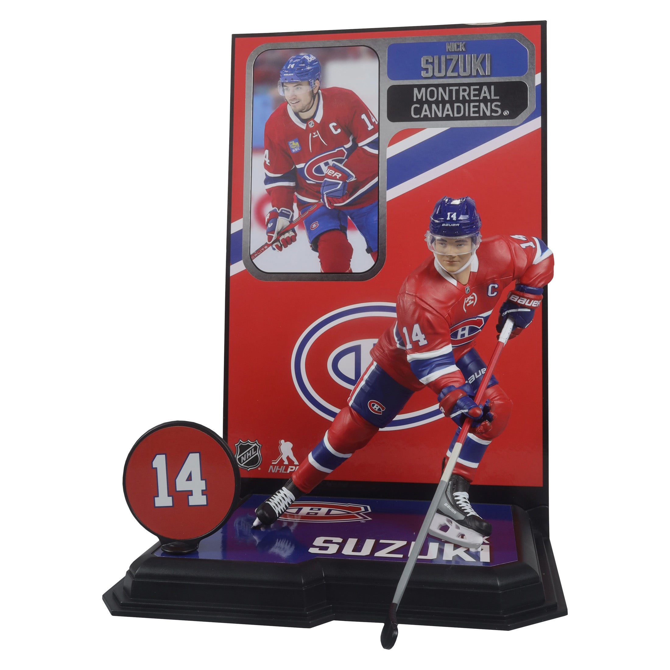 Nick Suzuki Montreal Canadiens NHL McFarlane Toys Home Uniform Legacy Series 7" Action Figure