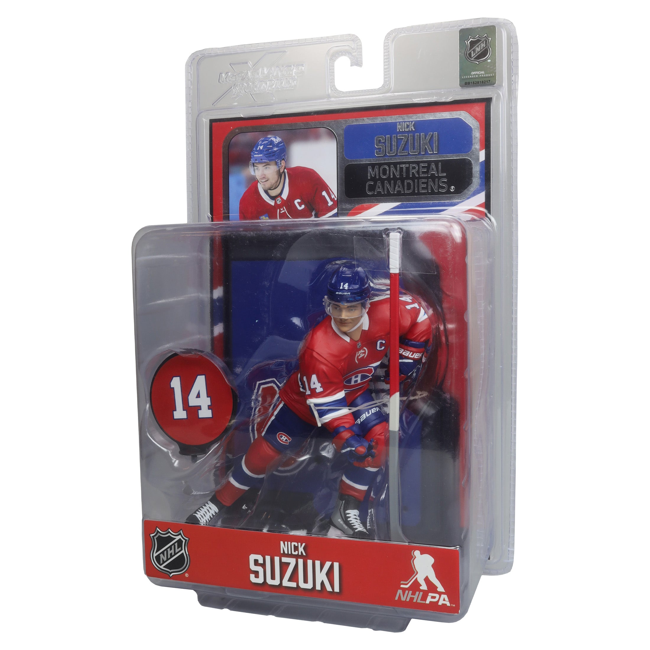 Nick Suzuki Montreal Canadiens NHL McFarlane Toys Home Uniform Legacy Series 7" Action Figure