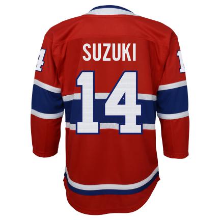 Nick Suzuki Montreal Canadiens NHL Outerstuff Youth Red Premier Jersey