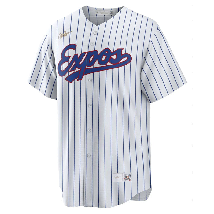 Montreal Expos MLB Nike Men's White Cooperstown Pinstripe Replica Jers —  Maison Sport Canadien /
