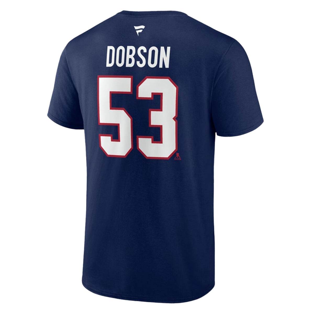 T-shirt bleu marine authentique pour homme de marque Noah Dobson, Canadiens de Montréal, fanatiques de la LNH