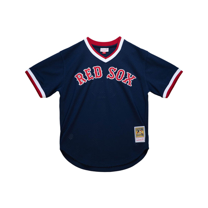 Nomar Garciaparra Boston Red Sox MLB Mitchell & Ness Men's Navy 1997 Authentic BP Jersey