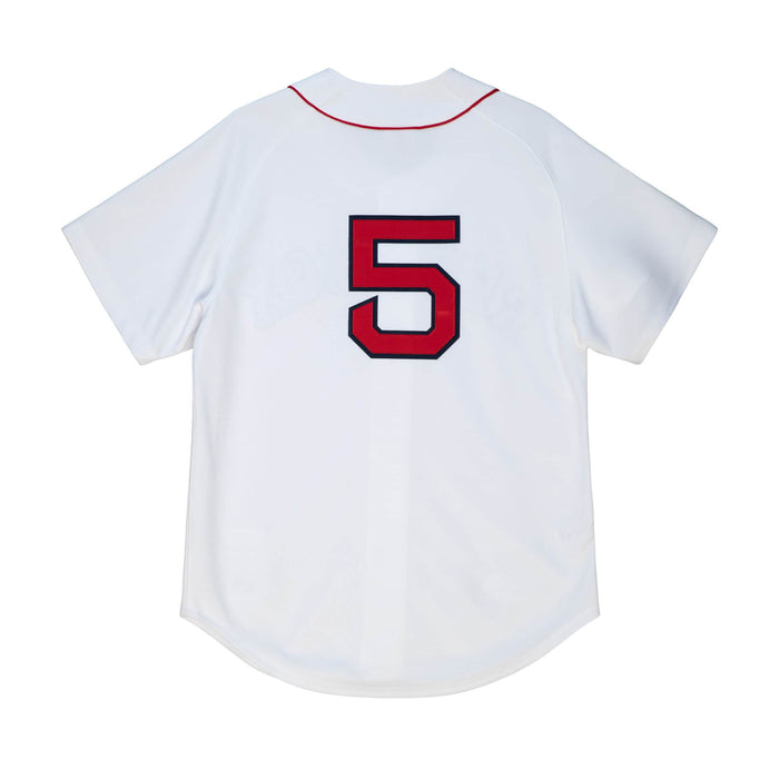 Nomar Garciaparra Boston Red Sox MLB Mitchell & Ness Men's White 1997 Authentic Jersey