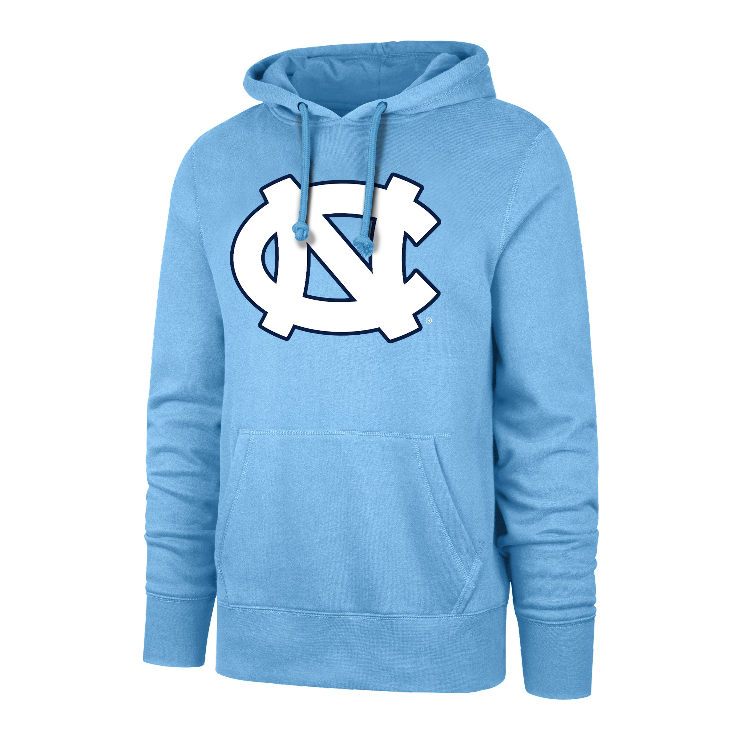 North Carolina Tar Heels NCAA 47 Brand Men's Light Blue Imprint Headline Pullover Hoodie