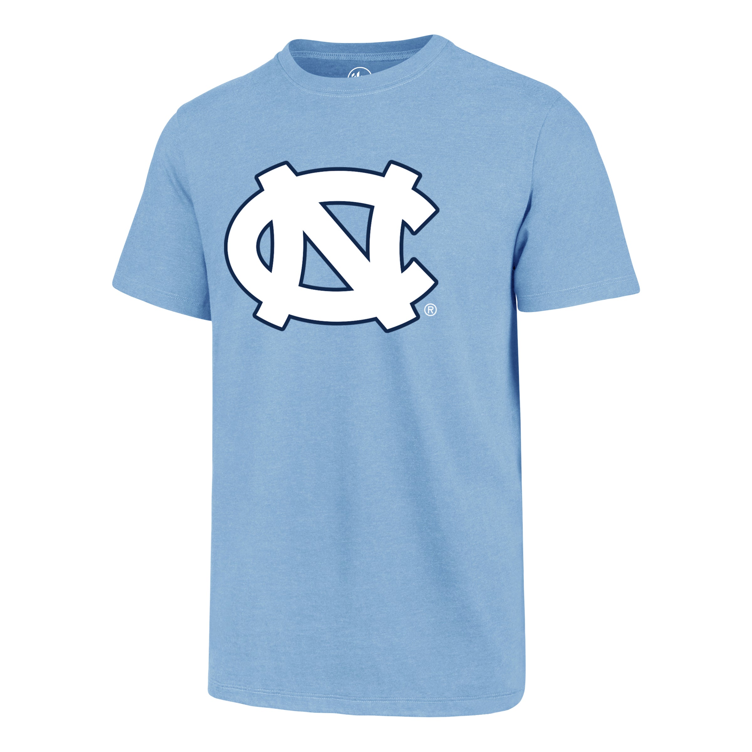 North Carolina Tar Heels NCAA 47 Brand T-shirt de fan bleu clair avec logo principal pour hommes