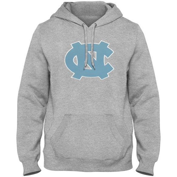 North Carolina Tar Heels NCAA Bulletin Men's Athletics Grey Express Twill Logo Hoodie