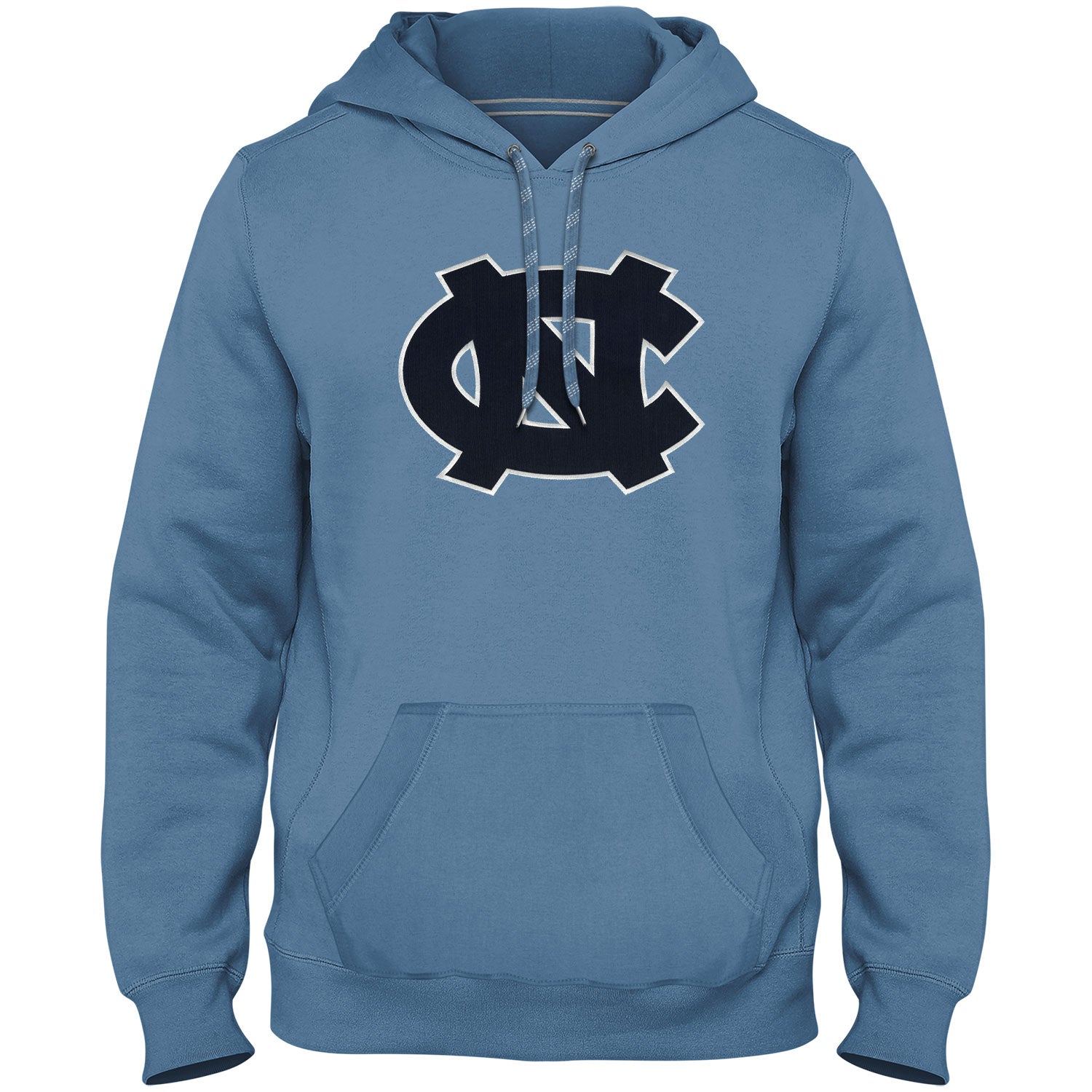 North Carolina Tar Heels NCAA Bulletin Sweat à capuche avec logo bleu clair Express en sergé pour homme