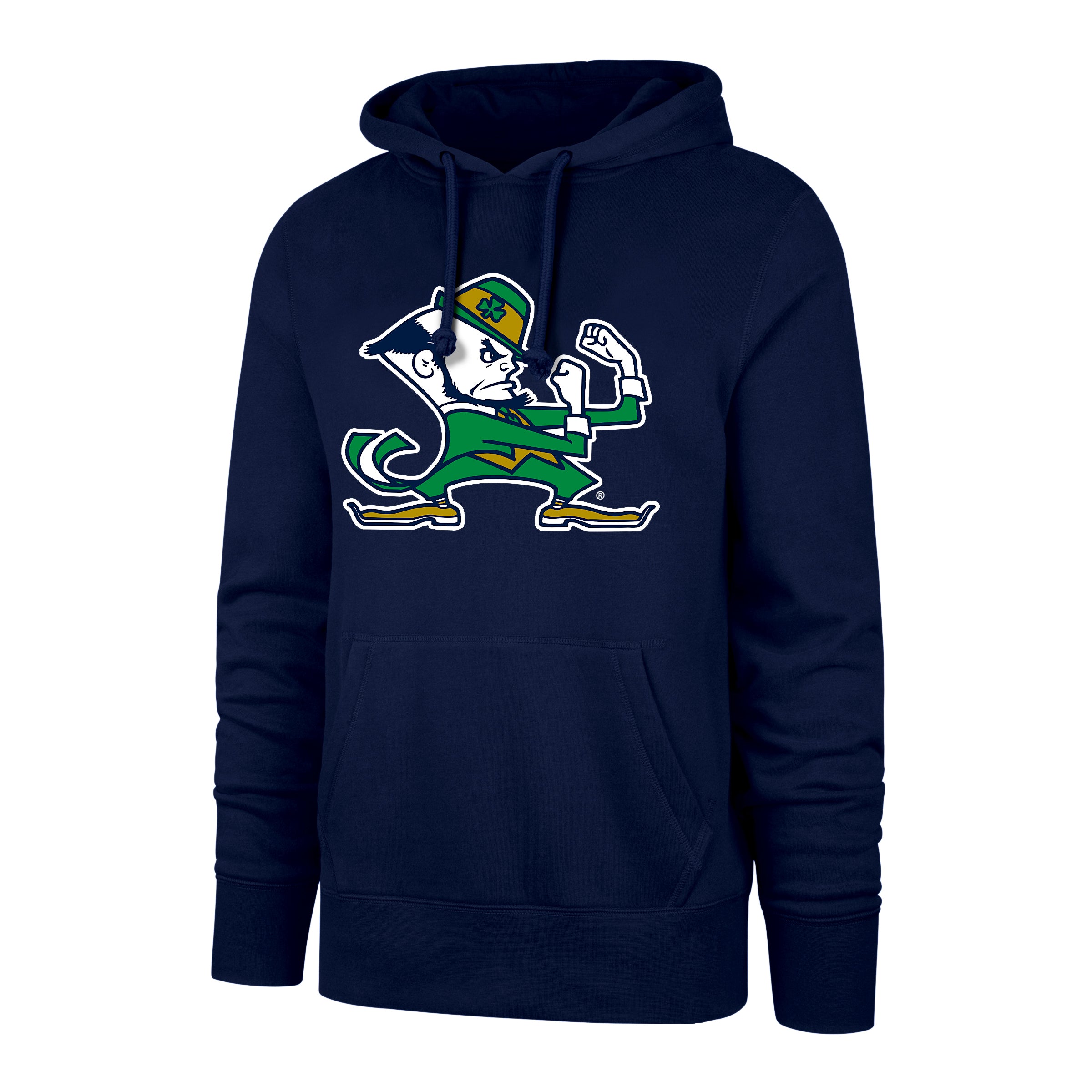 Notre Dame Fighting Irish NCAA 47 Brand Men's Navy Imprint Headline Pull à capuche