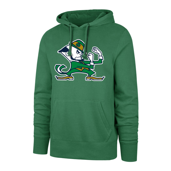 Notre Dame Fighting Irish NCAA 47 Brand Men's Green Imprint Headline Pullover Hoodie