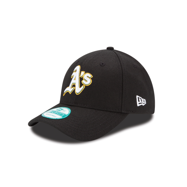 Oakland Athletics MLB New Era Casquette réglable noire 9Forty League Alternative pour hommes