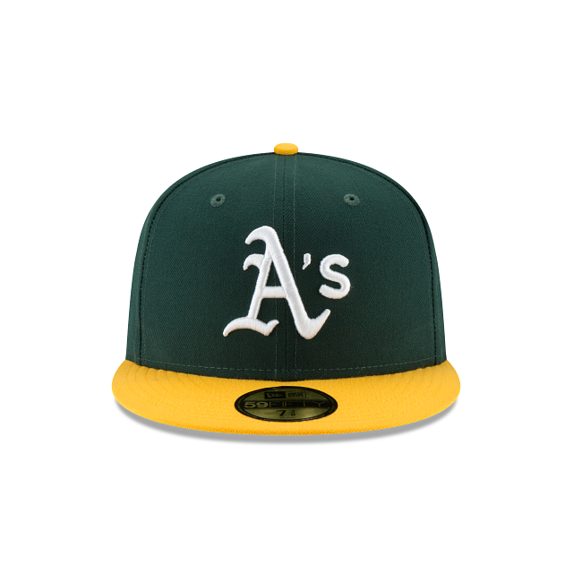 Oakland Athletics MLB New Era Men's Green 59Fifty Authentic Collection On Field Fitted Hat