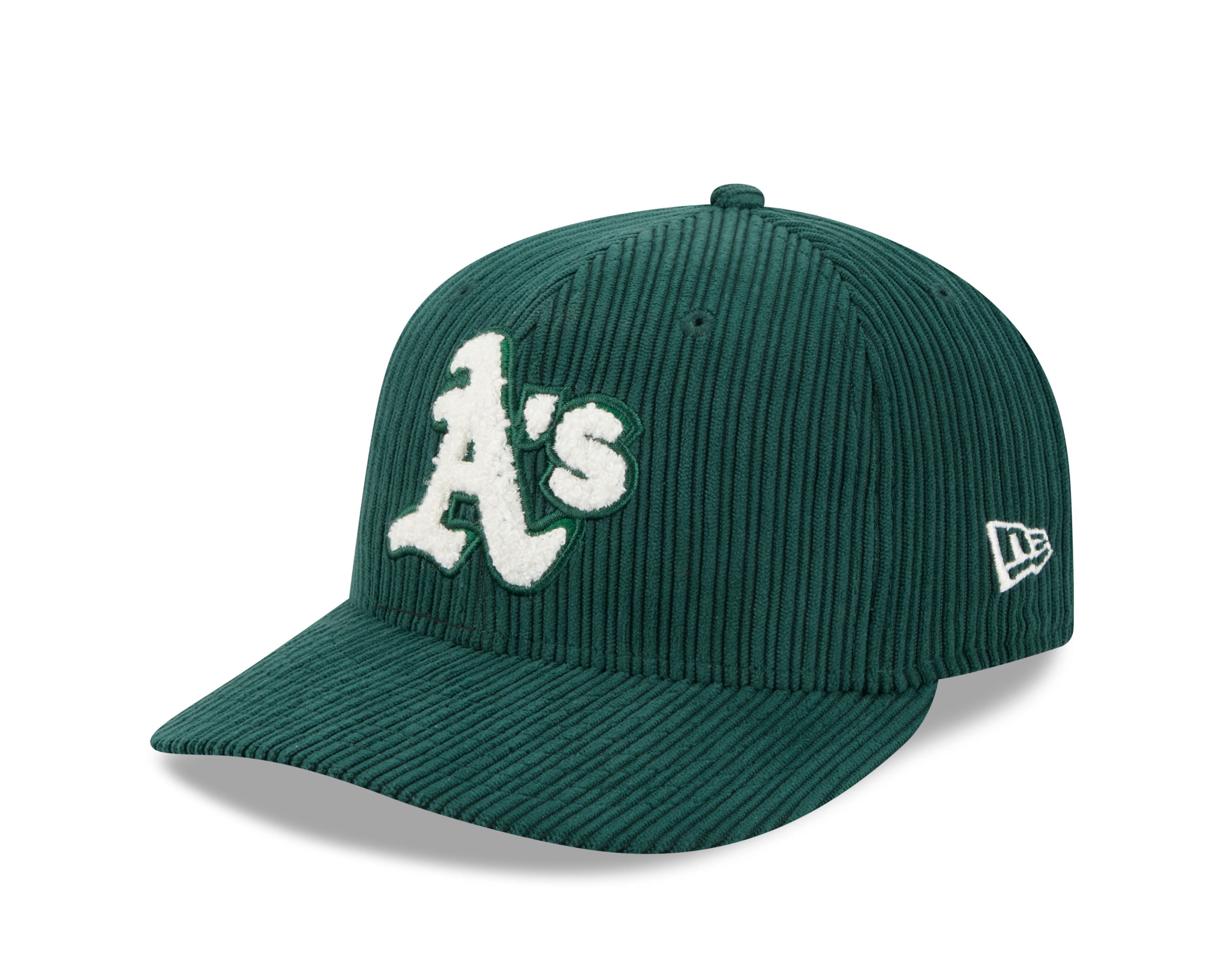 Oakland Athletics MLB New Era Men's Green 59Fifty Chenille Pop Fitted Hat