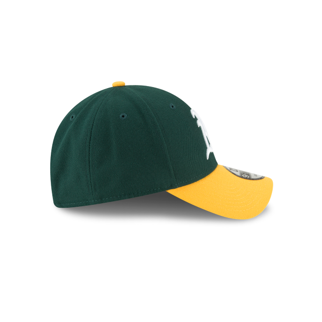 Oakland Athletics MLB New Era Casquette ajustable verte 9Forty League pour hommes