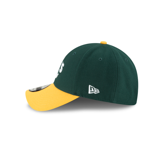 Oakland Athletics MLB New Era Casquette ajustable verte 9Forty League pour hommes