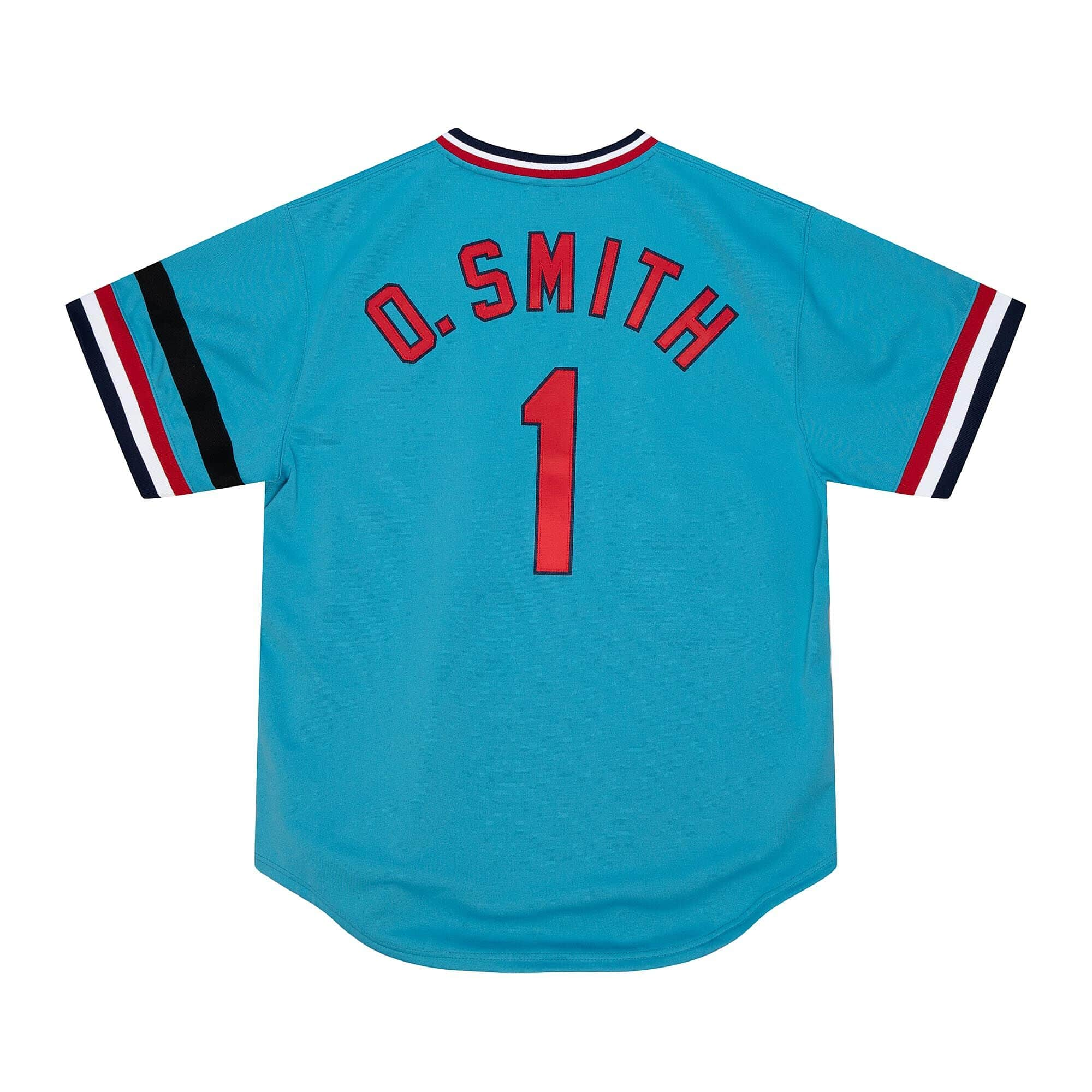 Ozzie Smith St Louis Cardinals MLB Mitchell & Ness Maillot authentique bleu clair 1982 pour homme