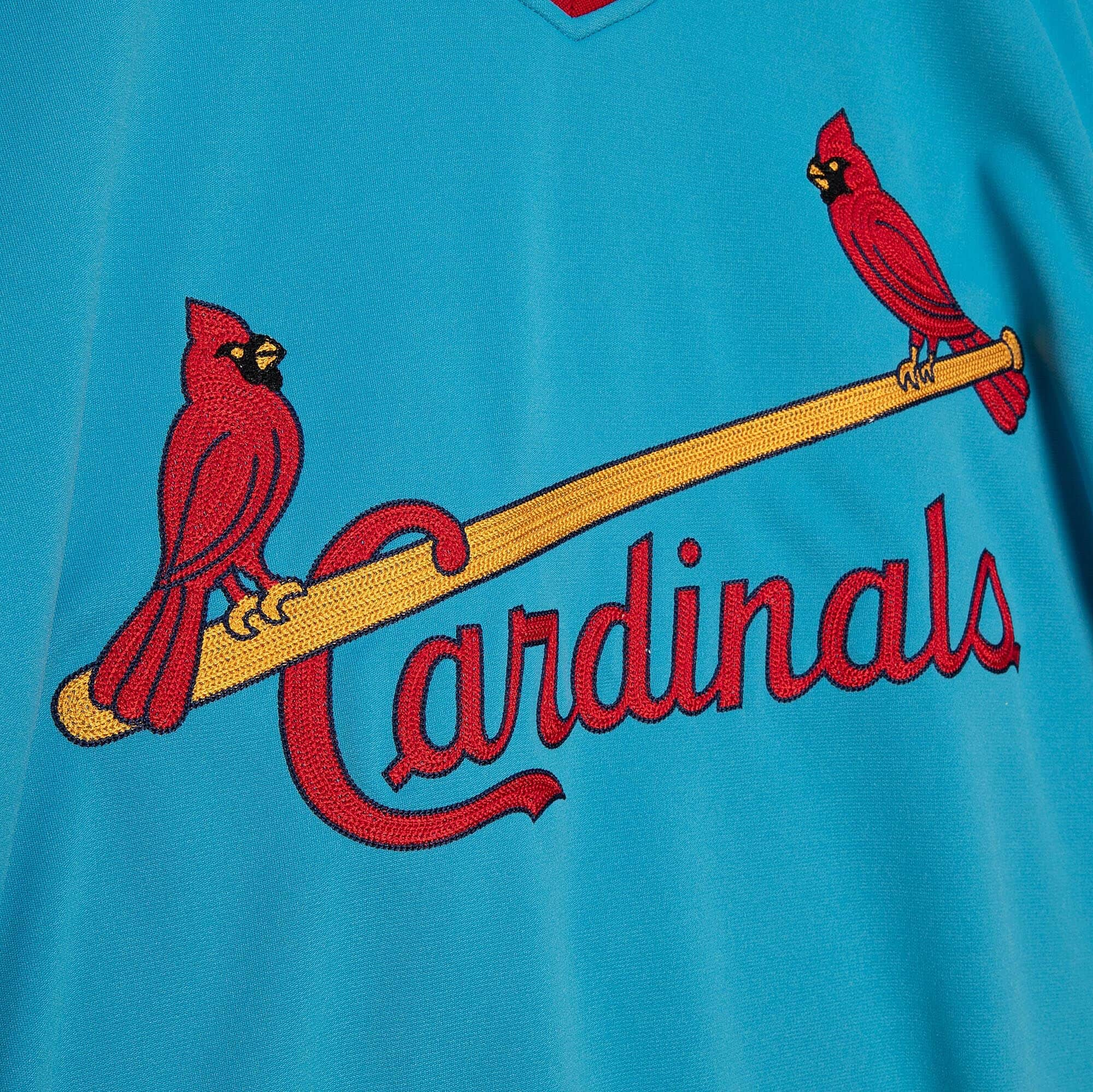 Ozzie Smith St Louis Cardinals MLB Mitchell & Ness Maillot authentique bleu clair 1982 pour homme