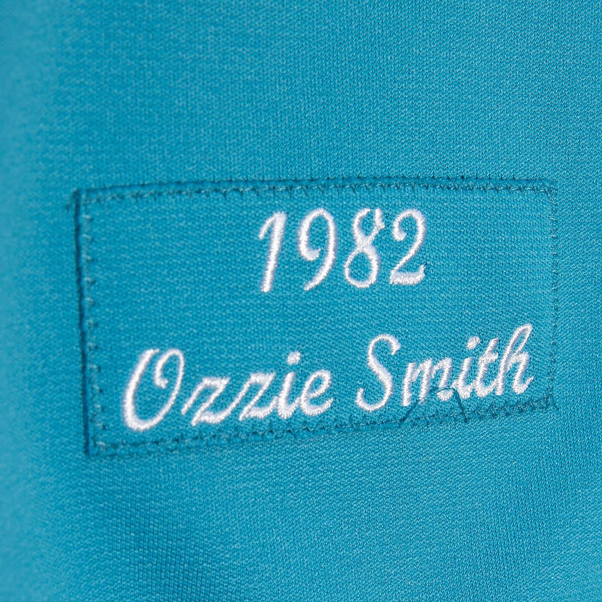 Ozzie Smith St Louis Cardinals MLB Mitchell & Ness Men's Light Blue 1982 Authentic Jersey