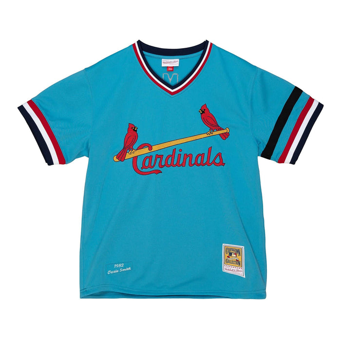 Ozzie Smith St Louis Cardinals MLB Mitchell & Ness Men's Light Blue 1982 Authentic Jersey